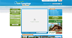 Desktop Screenshot of lescampingsdefrance.com